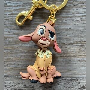 Disney Parks Valentino Wish donkey charm and keychain